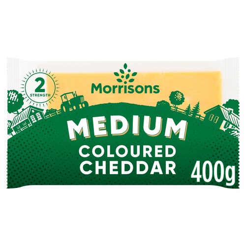 Morrisons Scottish Medium Coloured Cheddar 