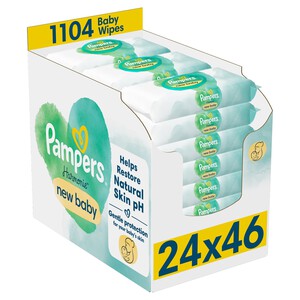 Pampers Harmonie New Baby Wipes Sensitive  24 x 46 per pack