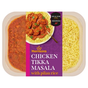 Morrisons The Best Chicken Tikka Masala with Saffron Pilau Rice