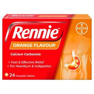 Rennie Spearmint Heartburn & Indigestion Relief Tablets x24