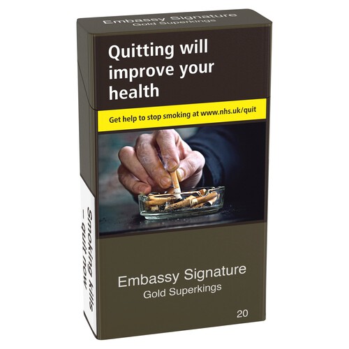 Embassy Signature Gold Superkings Cigarettes