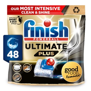 Finish Ultimate Plus All in One Lemon Dishwasher Tablets x48