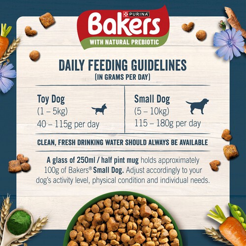 Bakers Small Dog Sensitive Tummy Chicken Dry Dog Food 