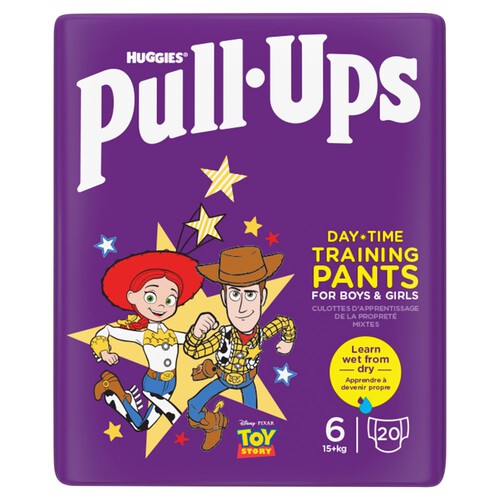 Huggies Pull-Ups Unisex Day Time Training Nappy Pants, Size 6