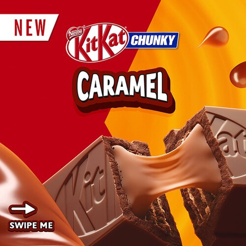 Kit Kat Chunky Caramel Milk Chocolate Bar 