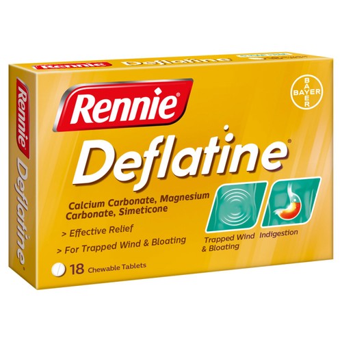 Rennie Deflatine Wind Relief Chewable Tablets