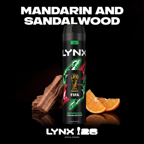 Lynx Africa Body Spray Deodorant 250ml