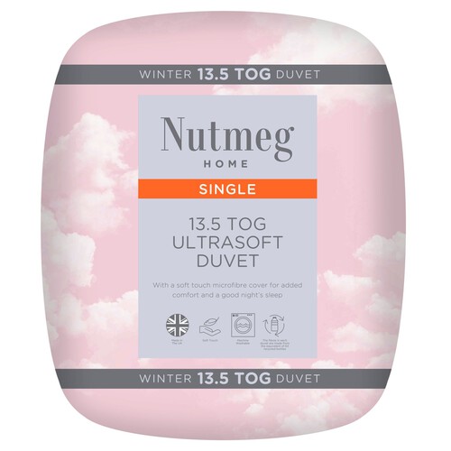 Nutmeg Home Ultra Soft 13.5 Tog Duvet Single