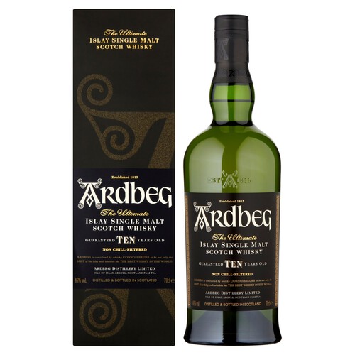 Ardbeg 10 Year Old Single Malt Scotch Whisky 