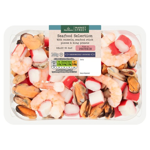 Morrisons cooked seafood selection