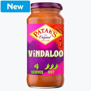 Patak's Vindaloo Indian Cooking Curry Sauce 450g