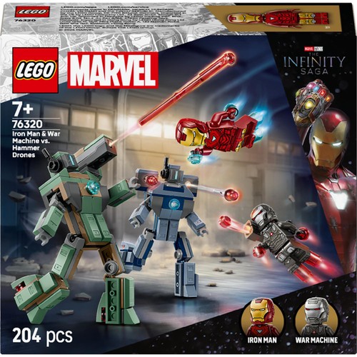 Lego Marvel Iron Man & War Machine Vs. Hammer Drones 76320