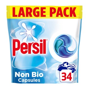 Persil Non Bio Sensitive Washing Capsules 34 Washes