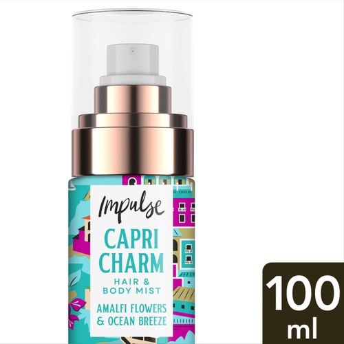 Impulse Capri Charm Amalfi Flowers Hair & Body Mist  100ml