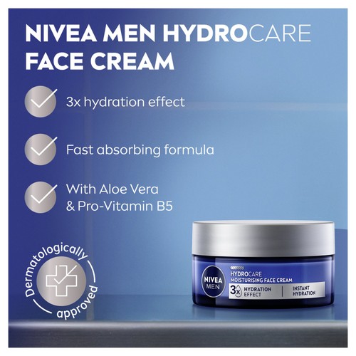 Nivea Men Hydrocare Intensive Moisturising Face Cream 