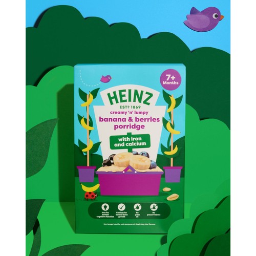 Heinz Banana Berries Porridge 7+ Months 