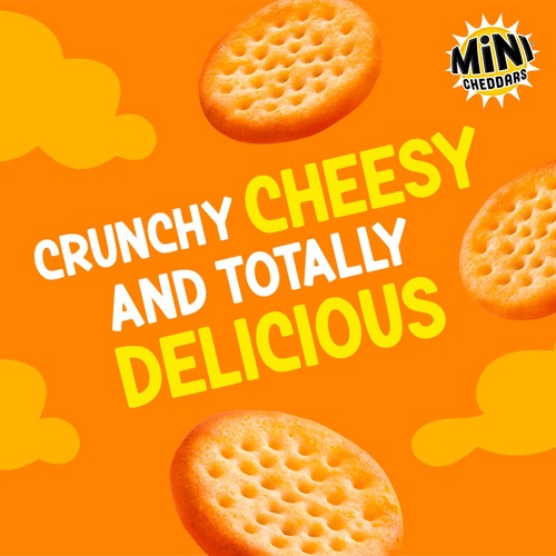 Jacob's Mini Cheddars Original Multipack Baked Snacks Multipack 6 x 23g