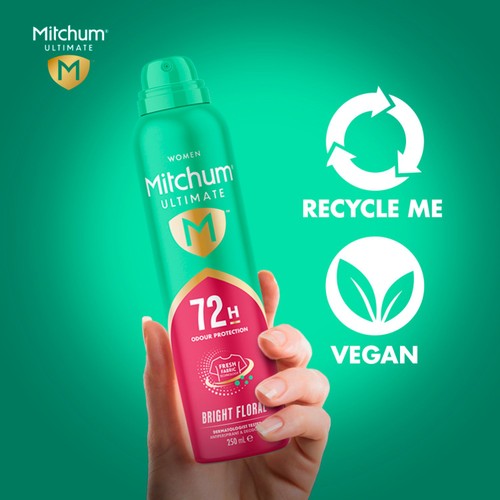 Mitchum Ultimate 72h Bright Floral Anti Perspirant & Deodorant 