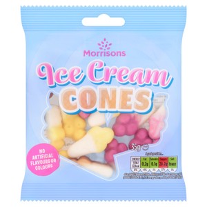 Morrisons Ice Cream Cones 35g