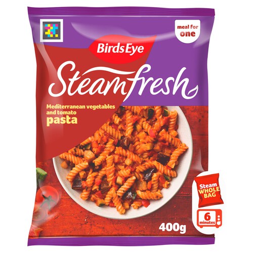 Birds Eye Steamfresh Mediterranean Vegetable and Tomato Pasta Meal For 1