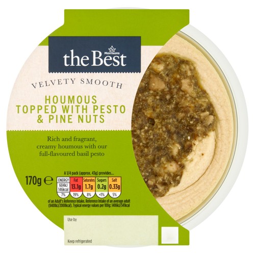 Morrisons the best pesto pine nuts houmous