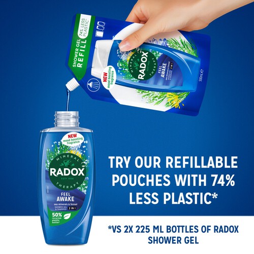 Radox Feel Awake Mood Boosting Shower Gel & Shampoo