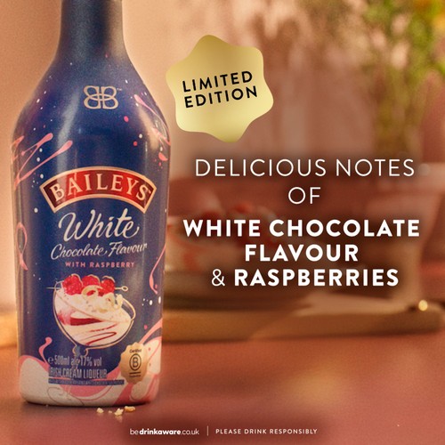 Baileys White Chocolate With Raspberry 