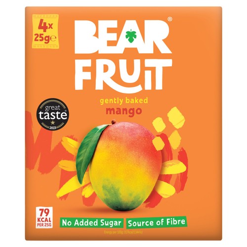 Bear Fruit Dried Mango 4X25G