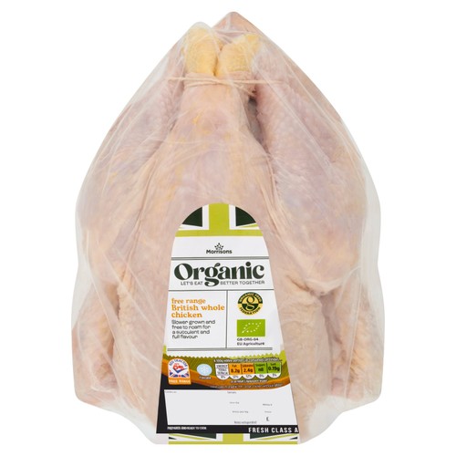 Morrisons Organic Whole Chicken