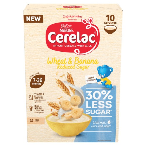 Cerelac 30% Less Sugar Banana 250g