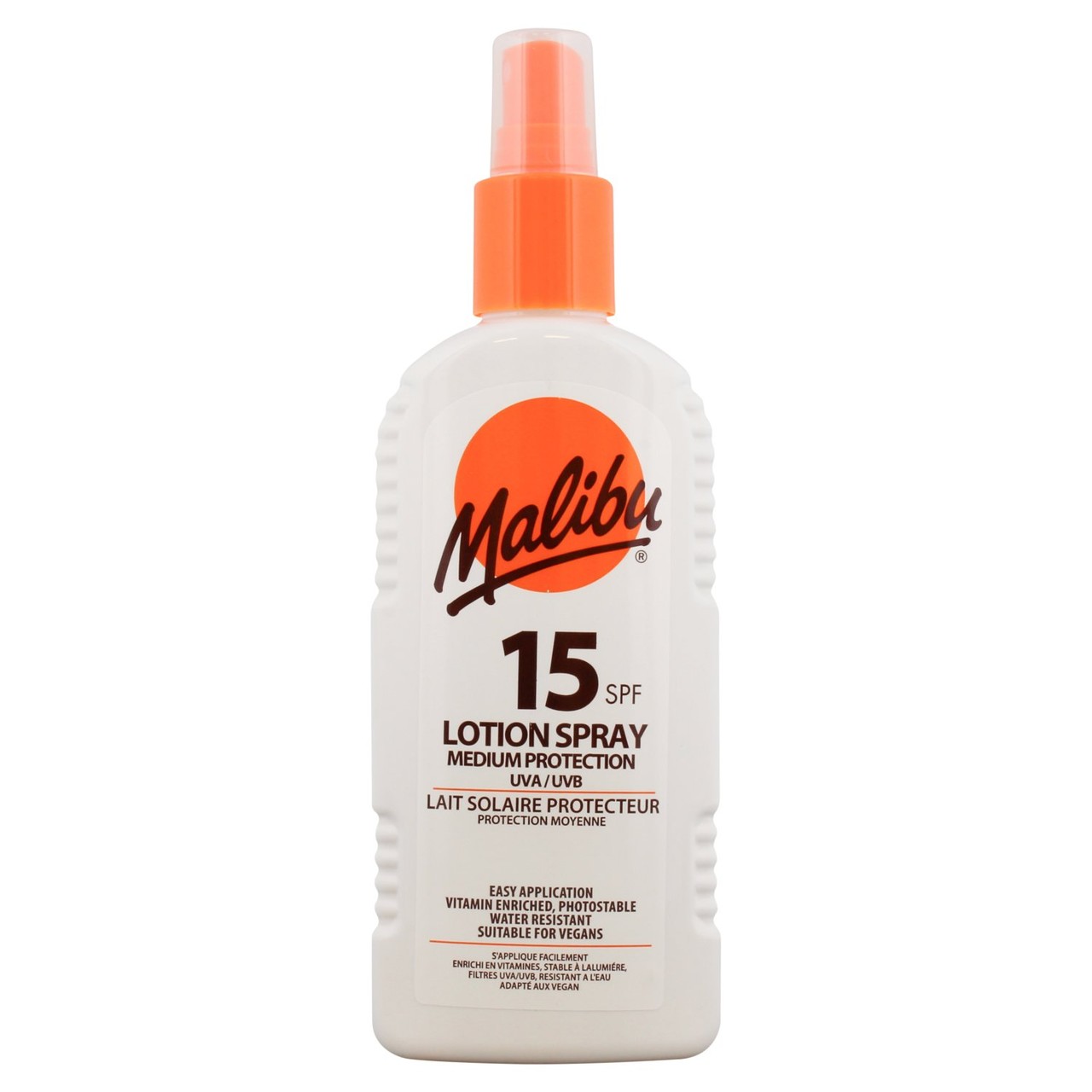 Malibu Lotion Spray SPF 15 200ml