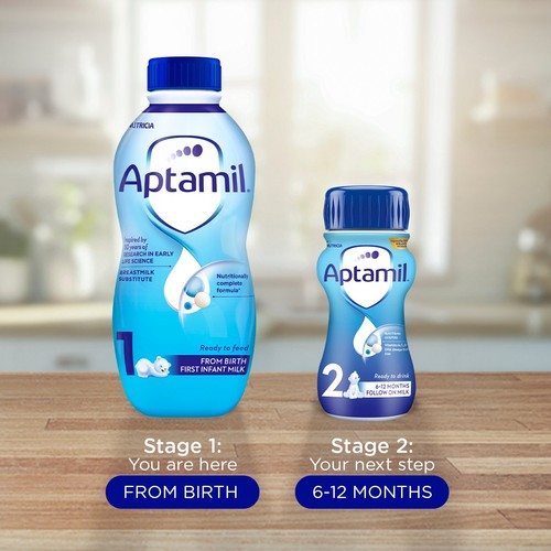 Aptamil How To Warm Up Ready Made Formula Aptamil First Baby Milk