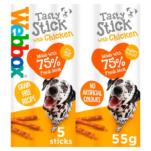 Webbox Chicken Dog Sticks 