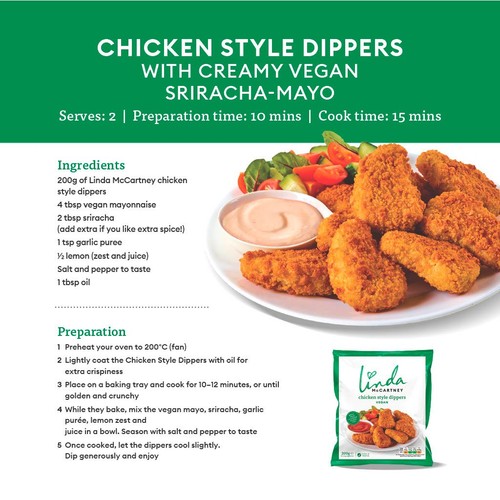 Linda McCartney Chicken-Style Dippers 200g