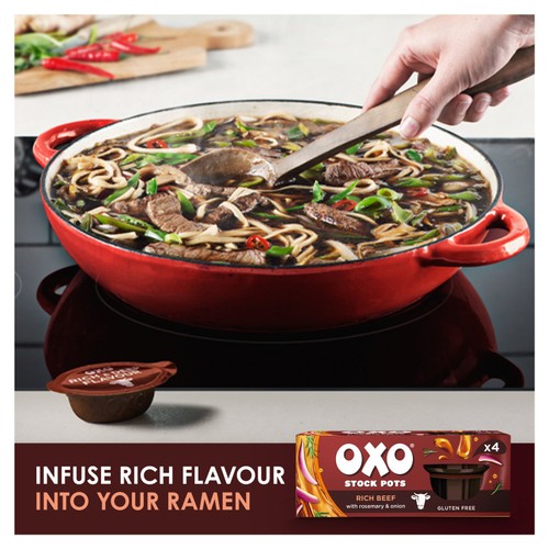 Oxo Stock Pots Rich Beef 4 x 20g
