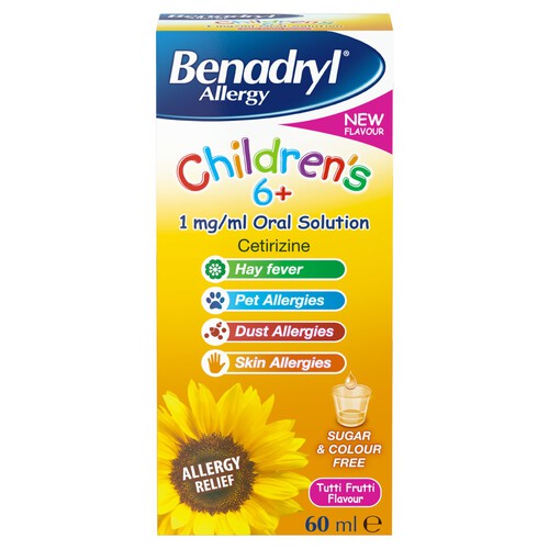 Benadryl Kids Tutti Frutti 60ml