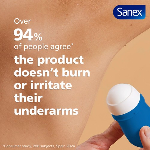 Sanex Derma Care+ Extra Control 72hr Roll On Deodorant 50ml