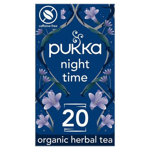 Pukka Night Time Organic Fair Herbal Tea with Valerian 20 Sachets