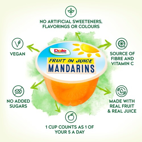 Dole Mandarins In Juice Fruit Fruits Snacks