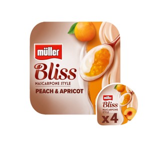 Muller Bliss Creamy Mascarpone Cherry Yogurt