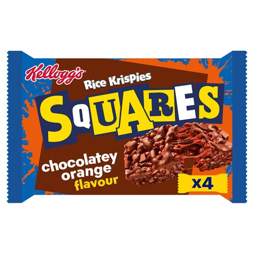 Kellogg's Rice Krispies Squares Chocolate Orange Snack Bars 