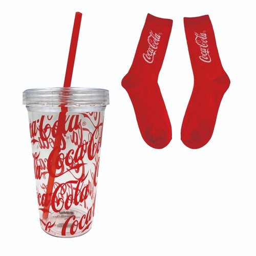 Coca Cola Sippy Cup And Socks