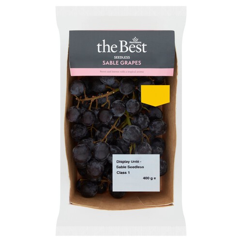 Morrisons The Best Seedless Sable Grapes