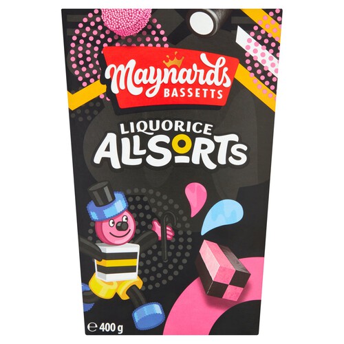 Maynards Bassetts Liquorice Allsorts Sweets Carton