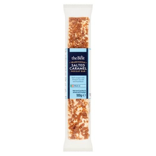Morrisons salted caramel nougat