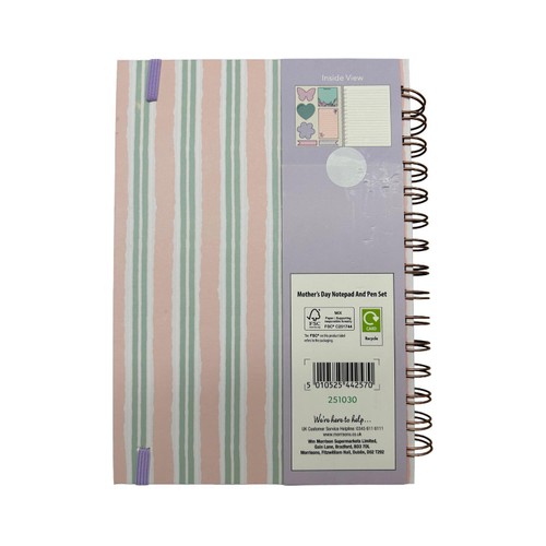 Morrisons Mother's Day Notepad & Pen Set