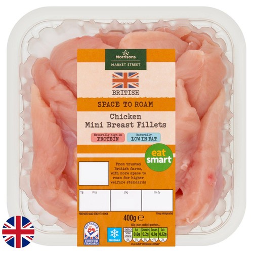 Morrisons british chicken mini breast fillets