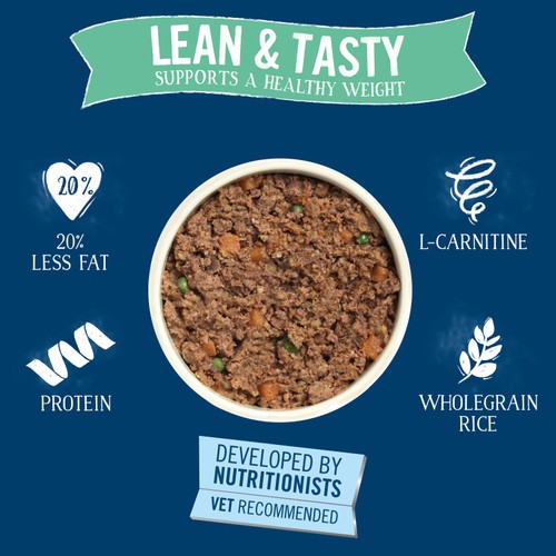 Butcher's Wholegrain Lean & Tasty Low Fat Dog Food Tins