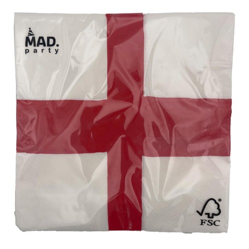 Morrisons Red & White Napkins