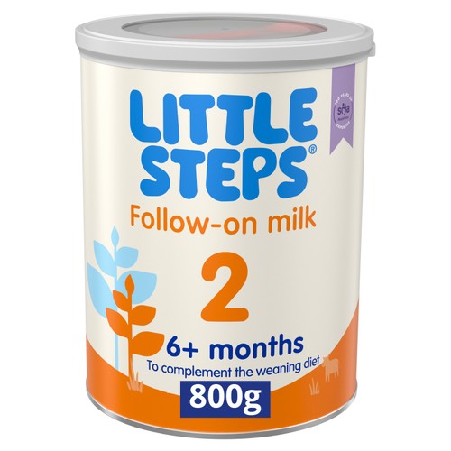 LITTLE STEPS Follow-On Baby Milk Powder Formula 6 Mth+ 800g